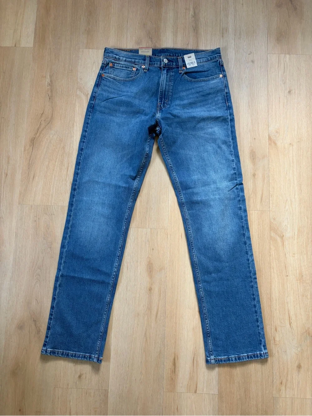 Levi's Men’s Medium Blue Straight Leg Jeans
